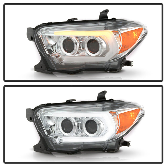Spyder Signature Toyota Tacoma 16-18 TRD Model Projector Headlights-Chrome (PRO-YD-TT16V1-SEQ-C) 5086570