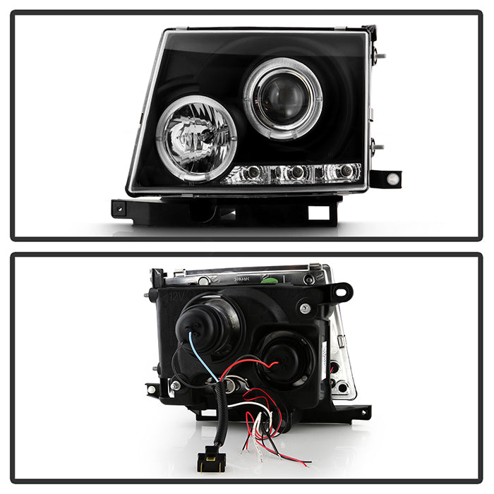 Spyder Toyota Tacoma 97-00 Projector Headlights LED Halo LED Black High H1 Low H1 PRO-YD-TT97-HL-BK 5011947
