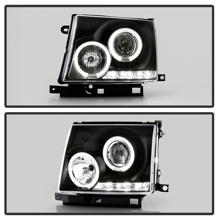 Spyder Toyota Tacoma 97-00 Projector Headlights LED Halo LED Black High H1 Low H1 PRO-YD-TT97-HL-BK 5011947