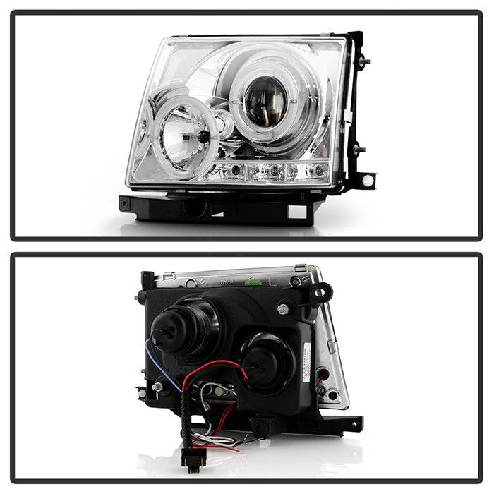 Spyder Toyota Tacoma 97-00 Projector Headlights LED Halo LED Chrome High H1 Low H1 PRO-YD-TT97-HL-C 5011954