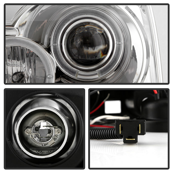Spyder Toyota Tacoma 97-00 Projector Headlights LED Halo LED Chrome High H1 Low H1 PRO-YD-TT97-HL-C 5011954