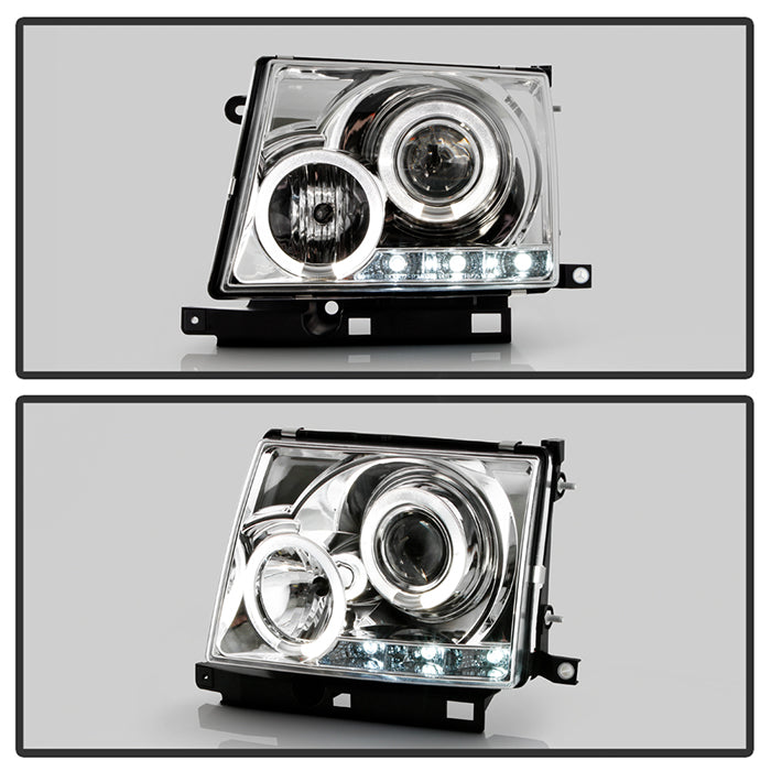 Spyder Toyota Tacoma 97-00 Projector Headlights LED Halo LED Chrome High H1 Low H1 PRO-YD-TT97-HL-C 5011954