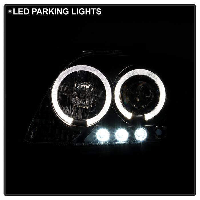 Spyder Scion TC 05-07 Projector Headlights LED Halo -Replaceable LEDs Blk PRO-YD-TTC04-HL-AM-BK 5011961