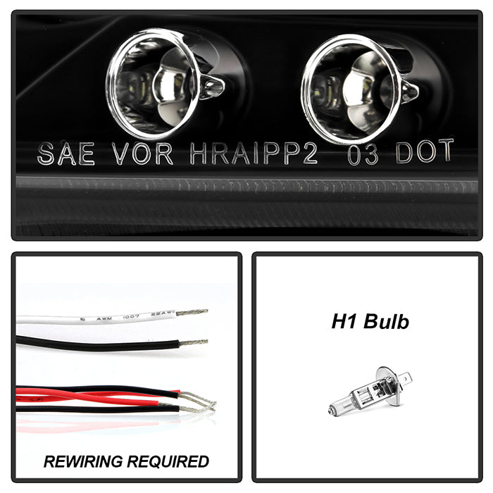 Spyder Scion TC 05-07 Projector Headlights LED Halo -Replaceable LEDs Blk PRO-YD-TTC04-HL-AM-BK 5011961