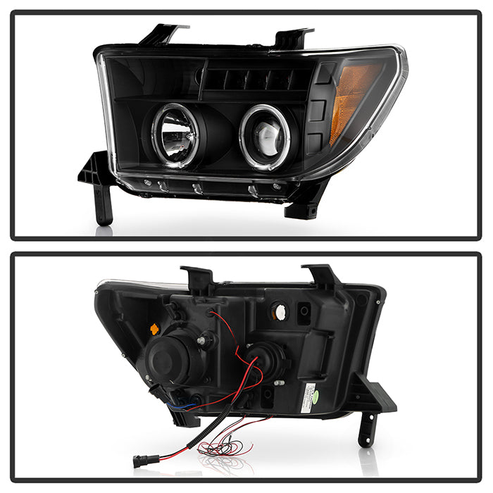 Spyder Signature Toyota Tundra 07-13 / Sequoia 08-13 Projector Headlights - (PRO-YD-TTU07-HL-BKV2) 5086044