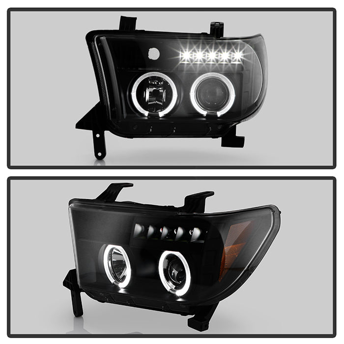 Spyder Signature Toyota Tundra 07-13 / Sequoia 08-13 Projector Headlights - (PRO-YD-TTU07-HL-BKV2) 5086044