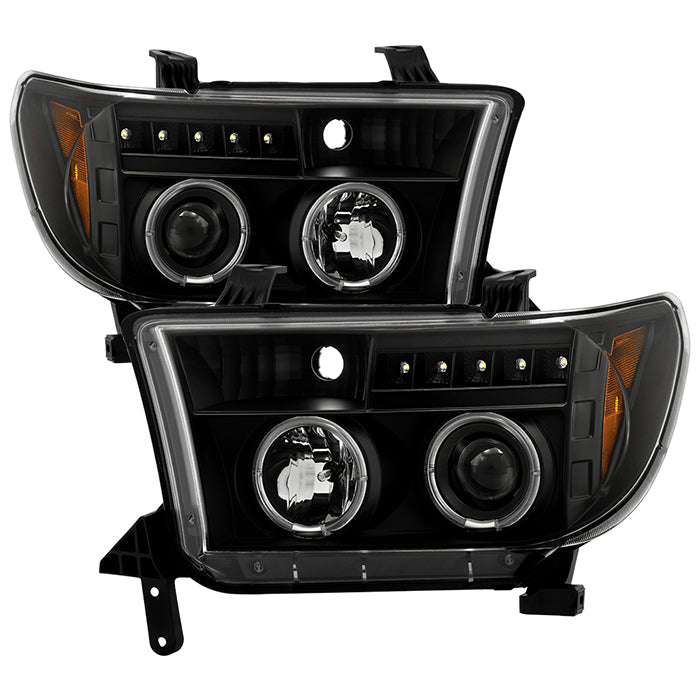 Spyder Signature Toyota Tundra 07-13 / Sequoia 08-13 Projector Headlights - (PRO-YD-TTU07-HL-BKV2) 5086044