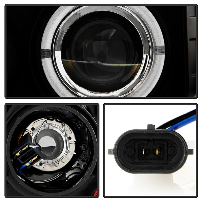 Spyder Toyota Tundra 07-133 Projector Headlights LED Halo LED Blk PRO-YD-TTU07-HL-BK 5012029