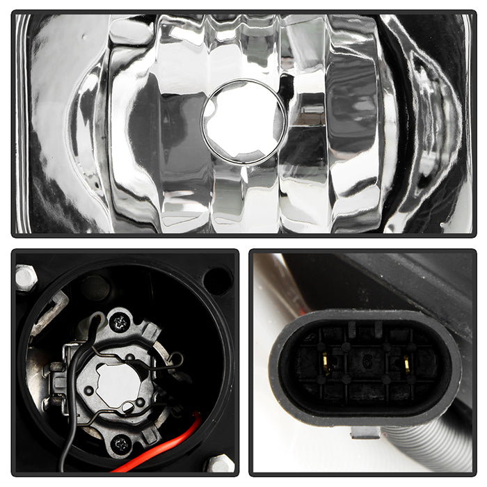Spyder 07-13 Toyota Tundra V2 Light Bar DRL Projector Headlights - Chrome (PRO-YD-TTU07V2-LB-C) 5084651