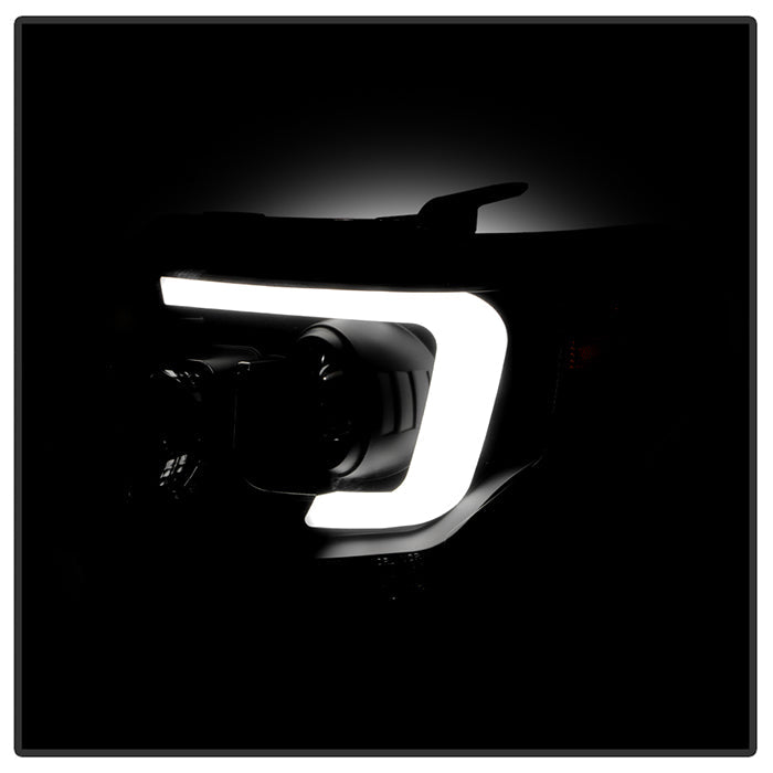 Spyder Toyota Tundra 2014-2016 Projector Headlights Light Bar DRL Black PRO-YD-TTU14-DRL-BK 5080158