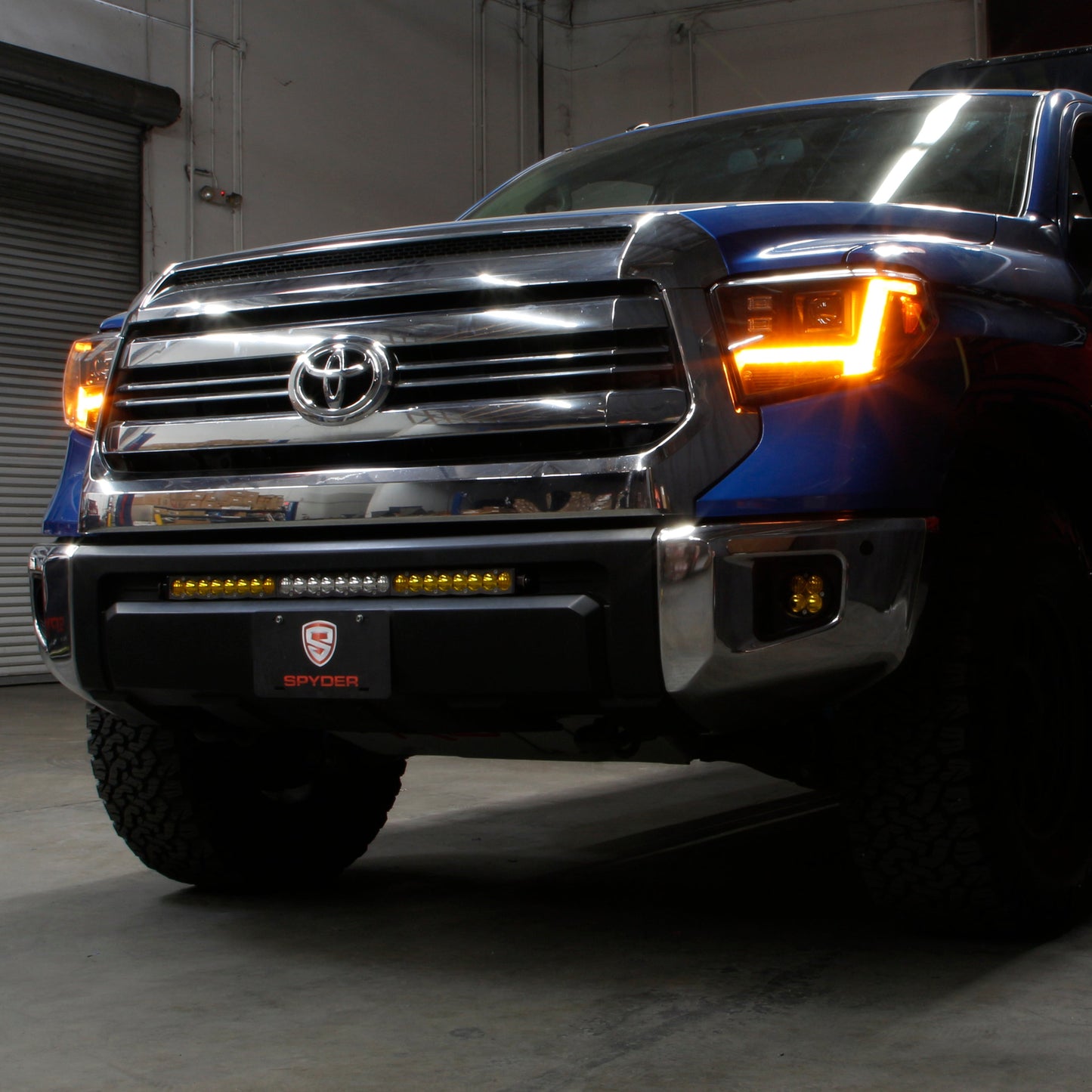 SPYDER Apex 14-21 Toyota Tundra High-Power LED Module Headlights - Black (PRO-YD-TTU14V2AP-SBSEQ-BK) 5088727