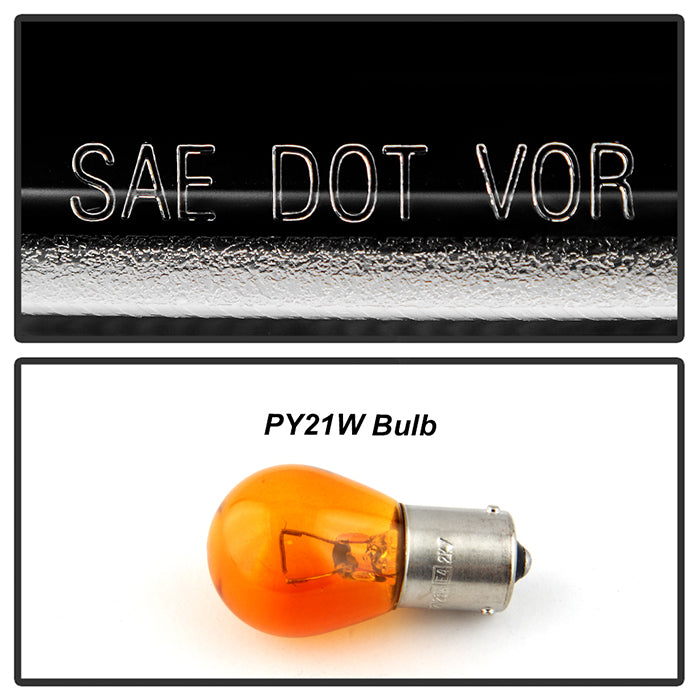 Spyder Volkswagen GTI 06-09/Jetta 06-09 Halogen Model Only - DRL Black PRO-YD-VG06-DRL-BK 5017505