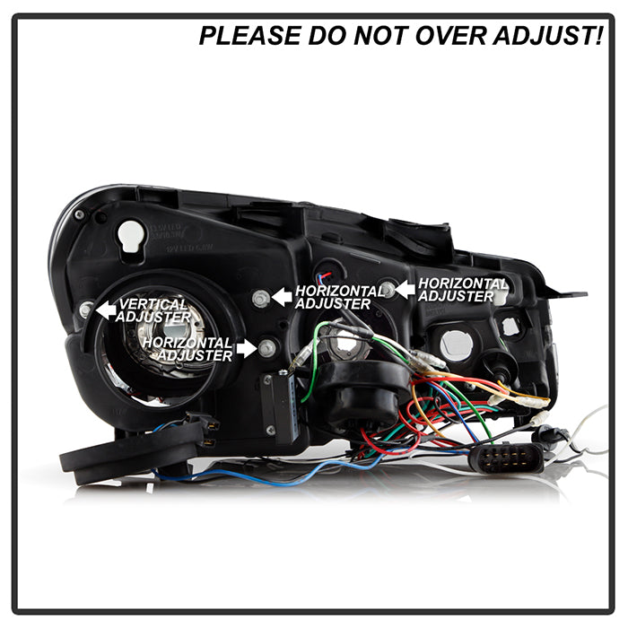 Spyder Volkswagen Golf/GTI 10-13 Projector Headlights Halogen Model- DRL Blk PRO-YD-VG10-DRL-BK 5012111