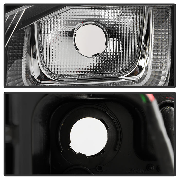 Spyder Volkswagen Golf / GTI 10-13 Version 3 Projector Headlights - Black PRO-YD-VG10V3R-DRL-BK 5082046