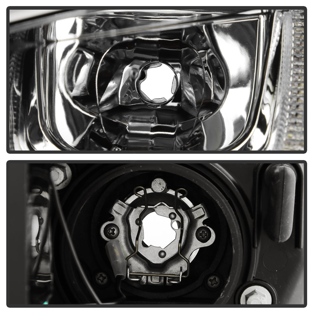 Spyder Volkswagen Golf VII 14-16 Projector Headlights DRL LED Blk Stripe Blk PRO-YD-VG15-BLK-DRL-BK 5080578