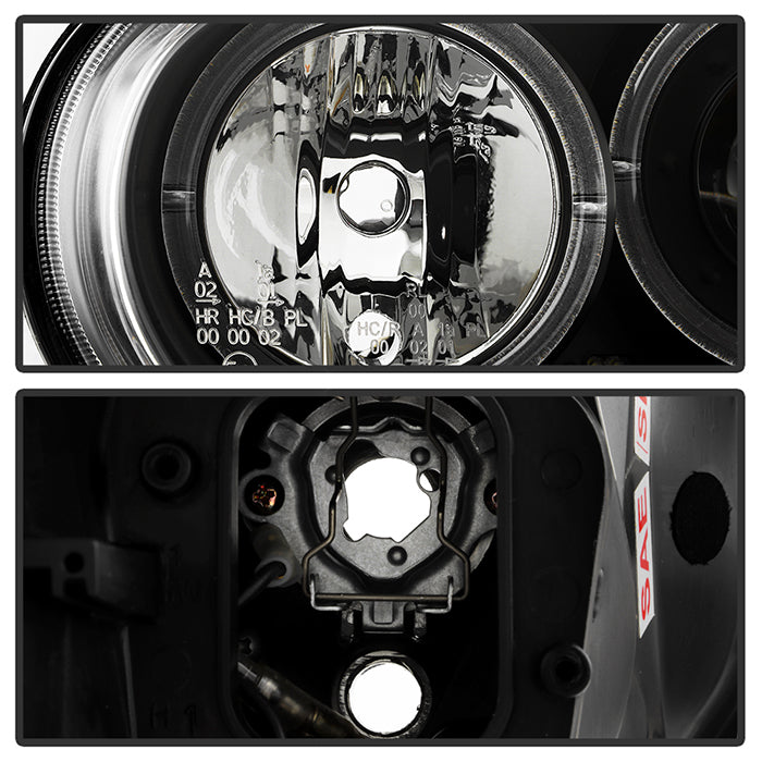Spyder Volkswagen Golf IV 99-05 Projector Headlights LED Halo Black High H1 Low H1 PRO-YD-VG99-BK 5012159