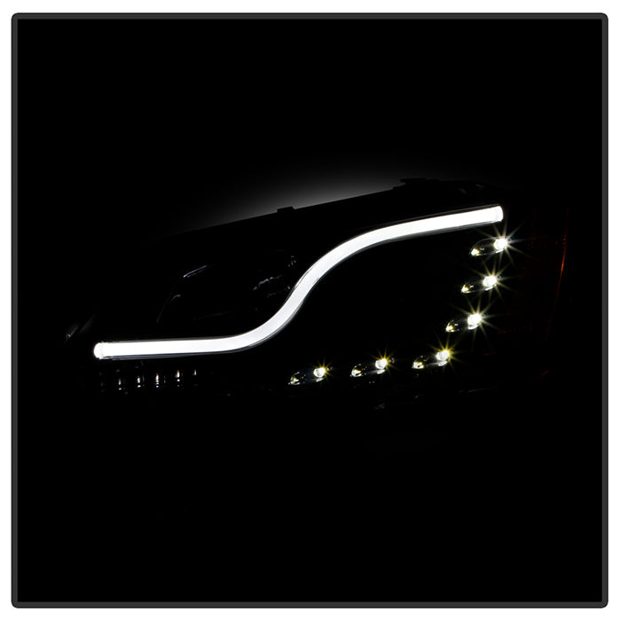 Spyder Volkswagen Jetta 11-14 Projector Headlights Halogen Light Tube DRL Blk PRO-YD-VJ11-LTDRL-BK 5073648