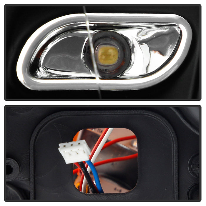 Spyder Volkswagen Jetta 11-14 Projector Headlights Halogen Light Tube DRL Blk PRO-YD-VJ11-LTDRL-BK 5073648