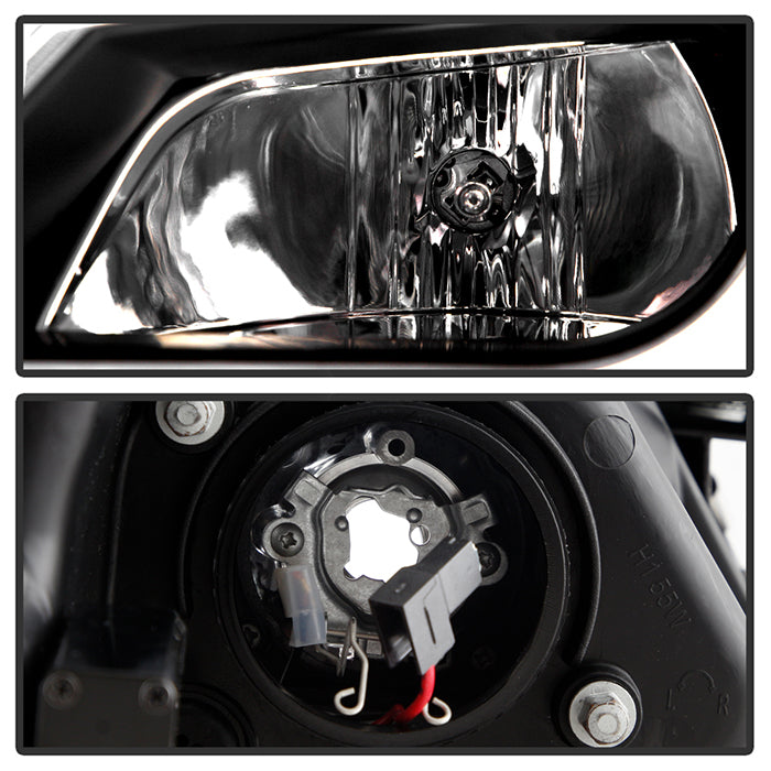 Spyder Volkswagen Jetta 11-14 Projector Headlights Halogen Light Tube DRL Blk PRO-YD-VJ11-LTDRL-BK 5073648