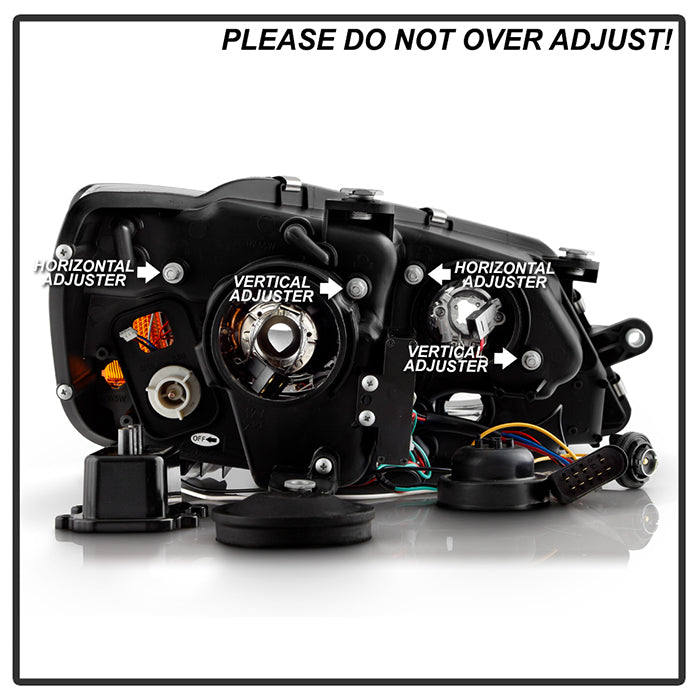 Spyder Volkswagen Jetta 11-14 Projector Headlights Halogen Light Tube DRL Blk PRO-YD-VJ11-LTDRL-BK 5073648