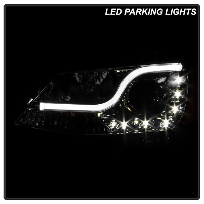 Spyder Volkswagen Jetta 11-14 Projector Headlights Halogen Light Tube DRL Smke PRO-YD-VJ11-LTDRL-SM 5073655