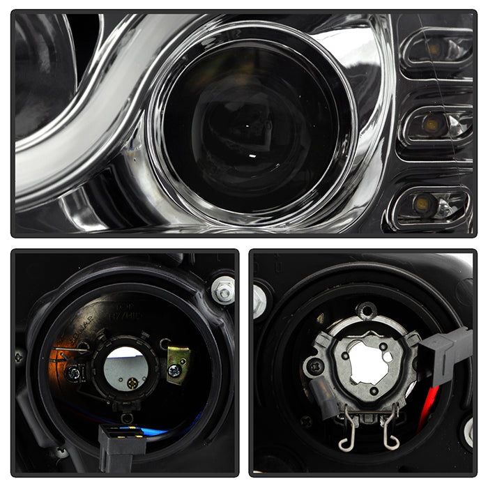 Spyder Volkswagen Jetta 11-14 Projector Headlights Halogen Light Tube DRL Smke PRO-YD-VJ11-LTDRL-SM 5073655