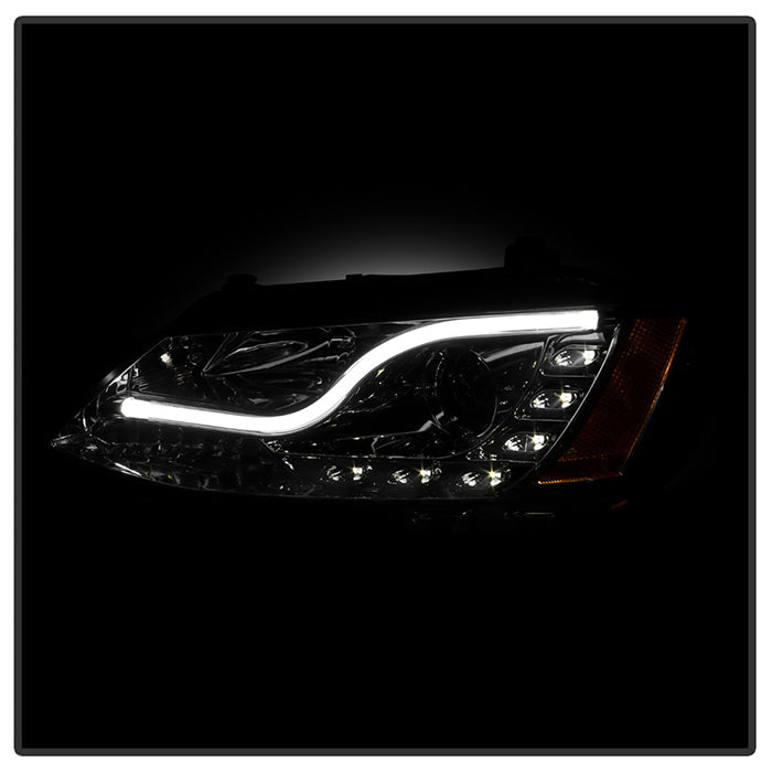 Spyder Volkswagen Jetta 11-14 Projector Headlights Halogen Light Tube DRL Smke PRO-YD-VJ11-LTDRL-SM 5073655
