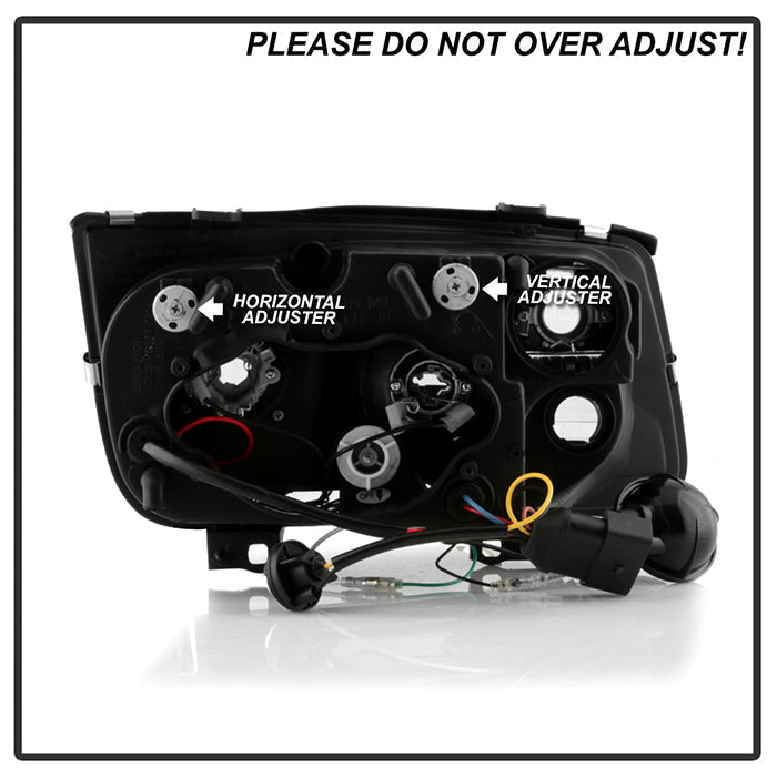 Spyder Volkswagen Jetta 99-05 Projector HeadlightsDRL Blk PRO-YD-VJ99-DRL-BK 5012234