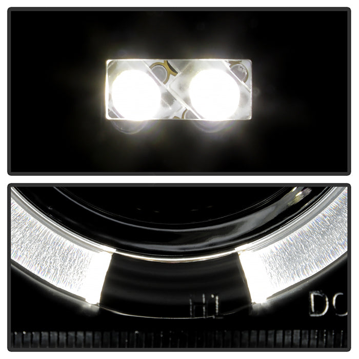 Spyder Volvo 850 93-97 Projector Headlights LED Halo Black High H1 Low H1 PRO-YD-VO85092-HL-BK 5012289
