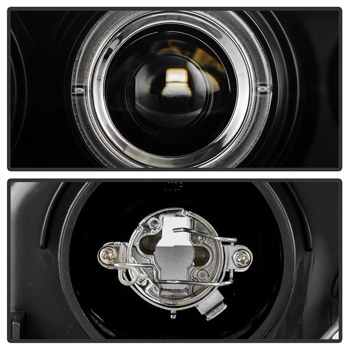 Spyder Volvo 850 93-97 Projector Headlights LED Halo Black High H1 Low H1 PRO-YD-VO85092-HL-BK 5012289