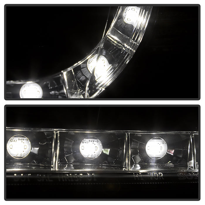 Spyder Volkswagen Passat 01-05 Projector Headlights DRL Black High H1 Low H1 PRO-YD-VP01-DRL-BK 5012302