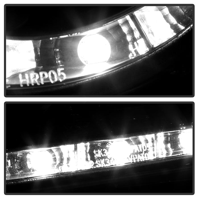 Spyder Volkswagen Passat 06-08 Projector Headlights DRL Black High H1 Low H1 PRO-YD-VP06-DRL-BK 5012326