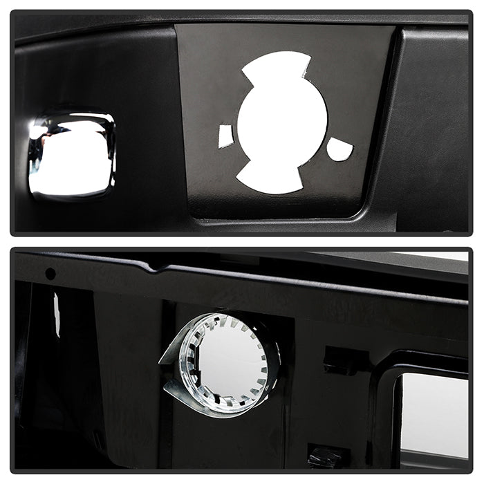 SPYDER xTune 07-13 Chevy Silverado 1500 w/Parking Sensor OEM Style Steel Rear Bumper - BLK RB-CS07-SET-WS-B 9047091