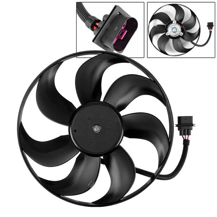 SPYDER xTune 99-06 VW Golf Jetta / 00-06 Audi TT Driver Side Radiator Fan (RF-VW-6X0-959-455F) 9941641
