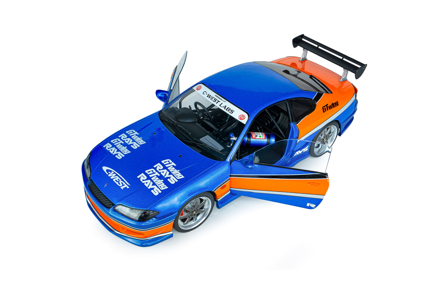 Solido 1999 Nissan Silvia (S15) Coupe Spec-S Tokyo Drift Mona Lisa 2006 1:18