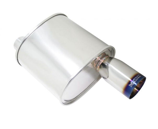 Megan Racing Universal Exhaust F-RT Muffler 2.5" Pipe 3.5" MR-MU-FRT