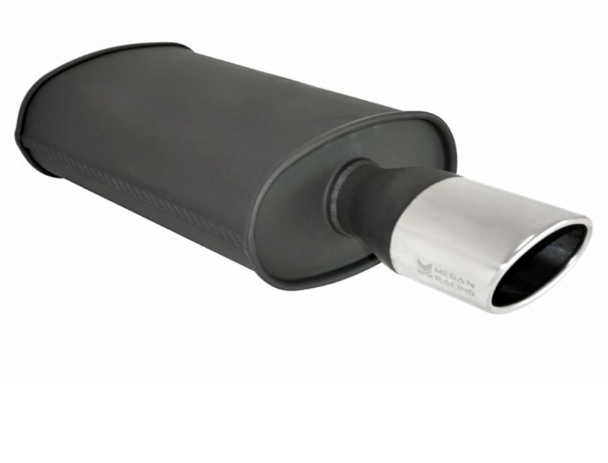 Megan Racing Universal Exhaust O ST Muffler (Single Oval Tip) - MR-MU-OST
