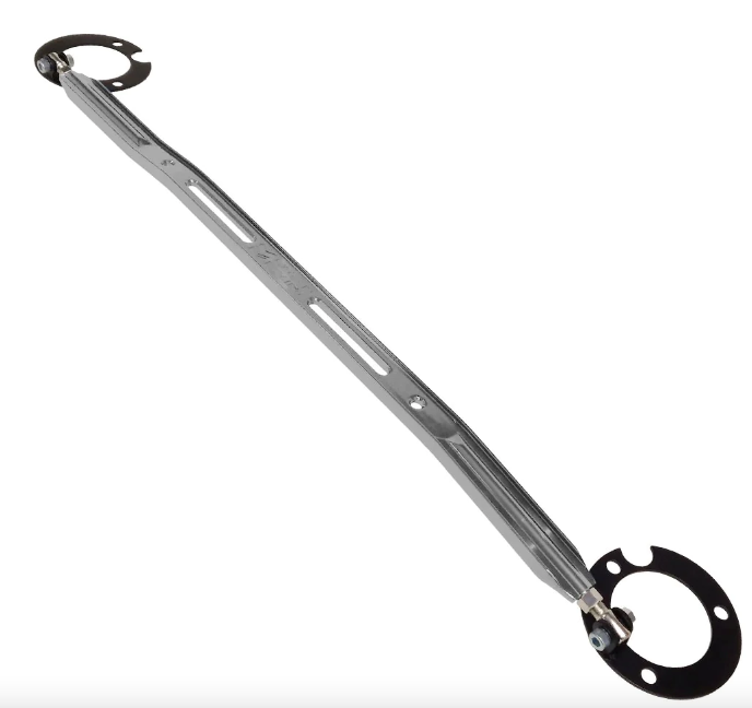 Megan Racing Strut Tower Bars Front Upper for 1995-1999 Mitsubishi Eclipse Race-Spec Aluminum Anodized Blue
