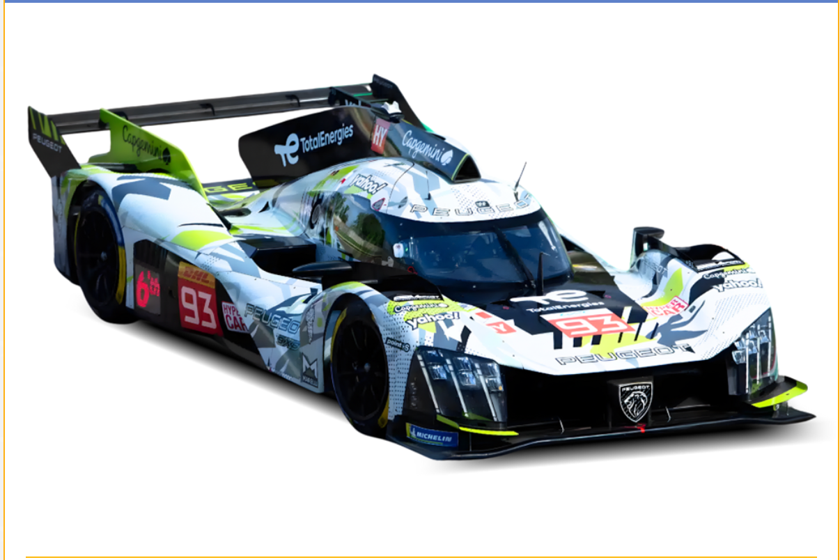 Solido Peugeot 9X8 F1 #93 Qatar 2025 Grey 1:18