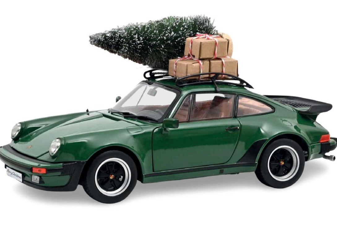Norev 1980 Porsche 911 Turbo 930 3.3 Christmas Edition Green 1:18
