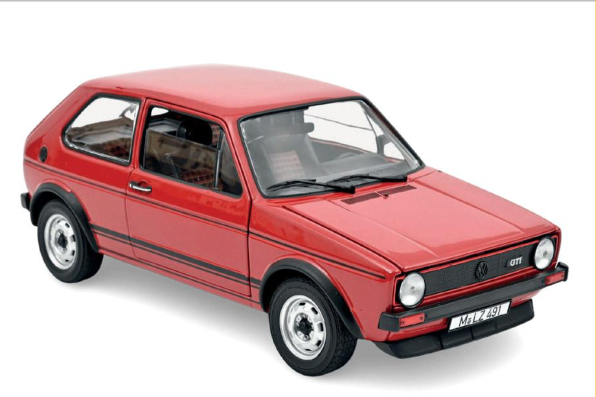 Norev 1976 Volkswagen Golf GTI MK I Red 1:18