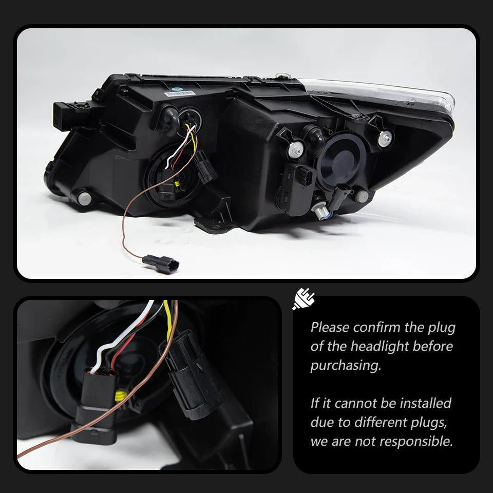 AKD Car Styling for Dodge JCUV Journey 2009-2016 LED Headlight Fiat Freemont LED DRL Hid Angel Eye Bi Xenon Beam Accessories