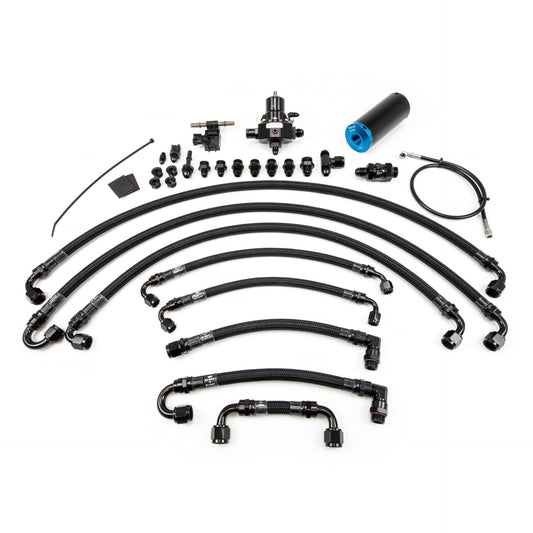 T1 R8/Huracan Complete Engine Bay Fuel System for Boost Logic Intake Manifold – 20 Port Injector Fuel Rail Kit | T1 01.01.11