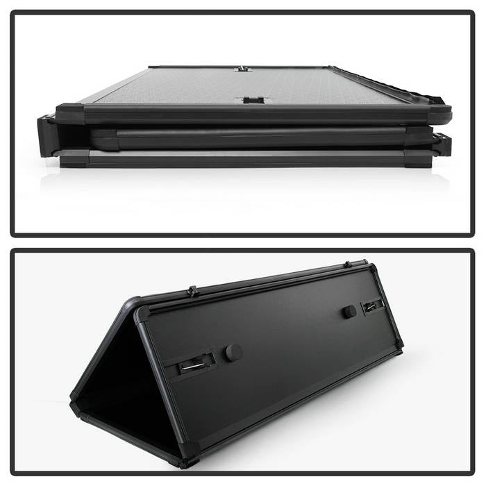 SPYDER xTune 02-09 Dodge Ram 72in. Short Bed Hard Tri-Fold Style Tonneau Cover - Black (TC-HTF-DR02-72) 9045882