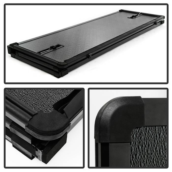 SPYDER xTune 04-14 Ford F150 66in. Bed(No Flareside) Hard Tri-Fold Tonneau Black (TC-HTF-FF15004-66) 9045929
