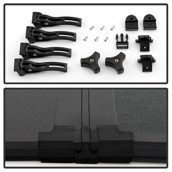 SPYDER xTune 04-14 Ford F150 78in. SB (No Flareside) Hard Tri-Fold Tonneau Black (TC-HTF-FF15004-78) 9045936