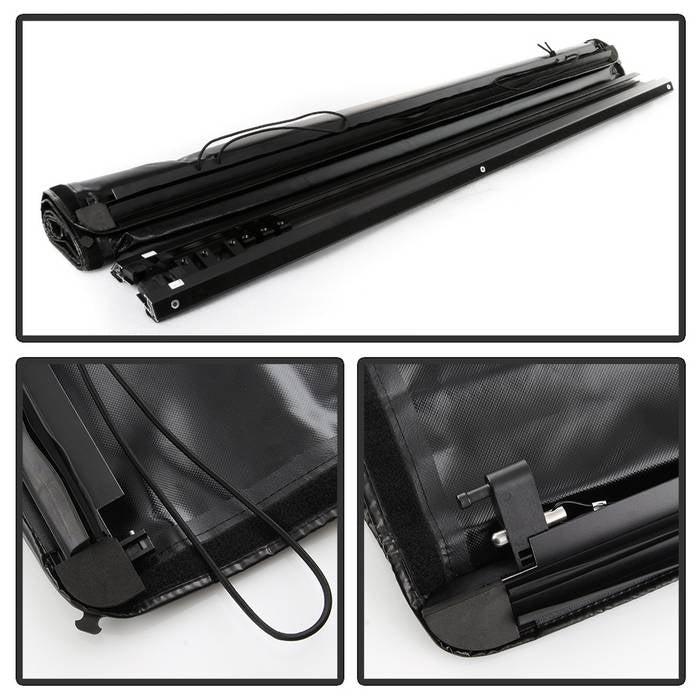 SPYDER xTune 04-12 Chevy Colorado 63in. Bed Roll-Up Style Tonneau Cover - Black (TC-RU-CCO04-63) 9043765
