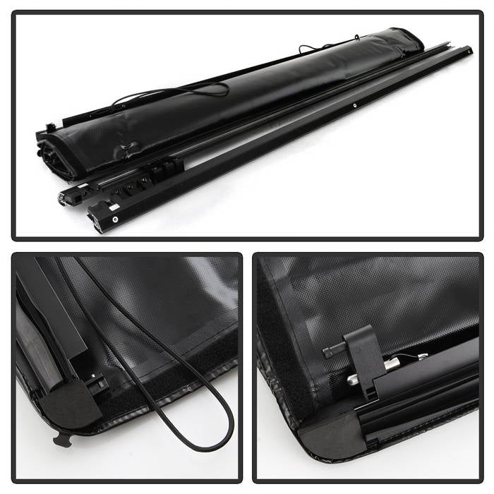 SPYDER xTune 04-11 Chevy Colorado 72in. Bed Roll-Up Style Tonneau Cover - Black (TC-RU-CCO04-72) 9043758
