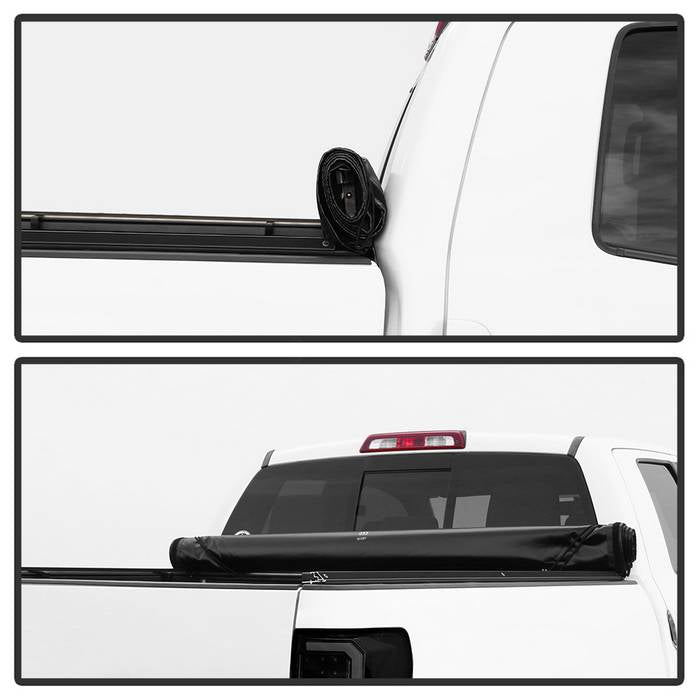 SPYDER xTune 04-11 Chevy Colorado 72in. Bed Roll-Up Style Tonneau Cover - Black (TC-RU-CCO04-72) 9043758