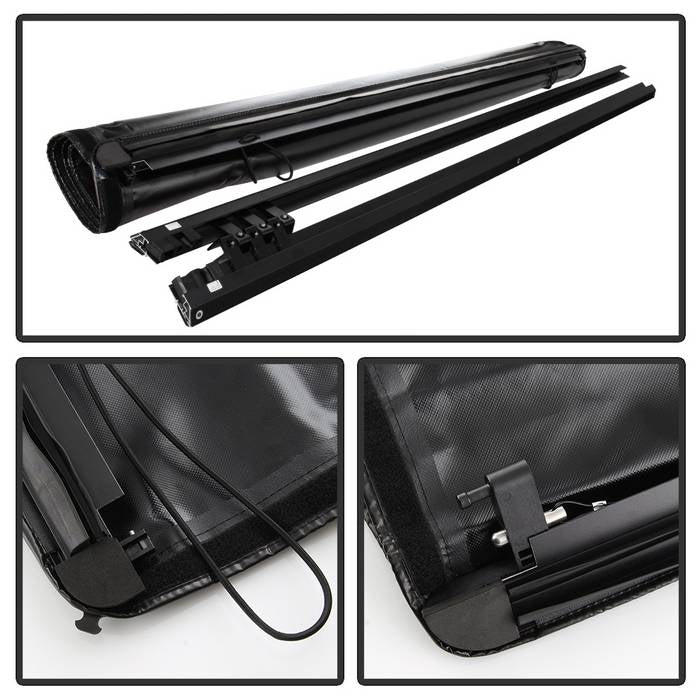 SPYDER xTune 02-09 Dodge Ram 78in. Short Bed Roll-Up Style Tonneau Cover - Black (TC-RU-DR02-72) 9043604